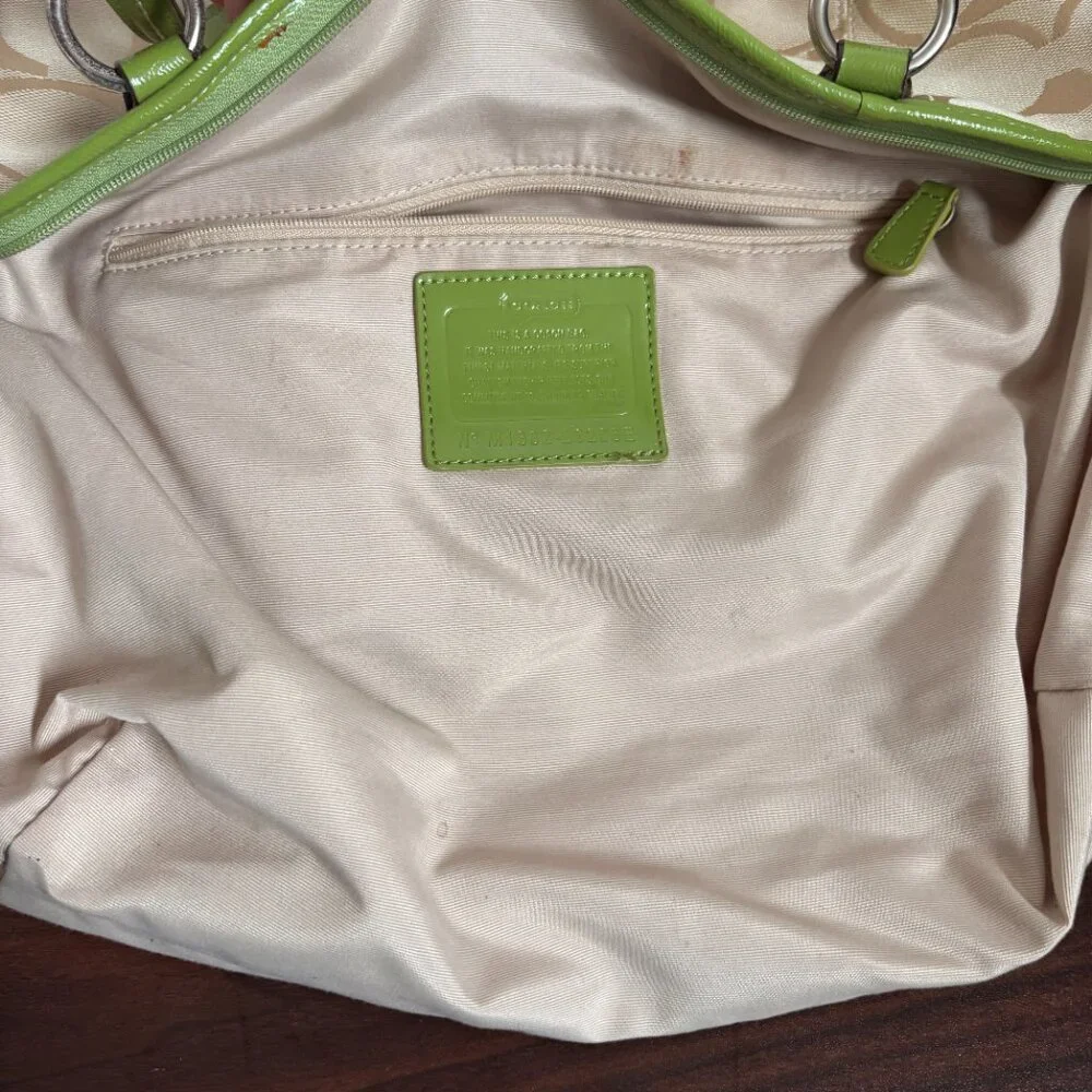Coach poppy signature